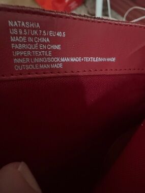 Shoe Dazzle Red Suede Platform Ankle Boots